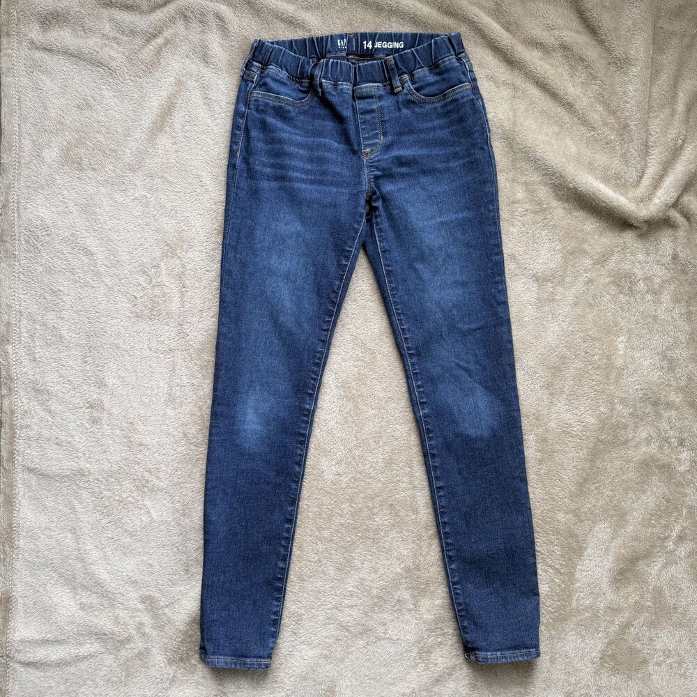 Gap Girls Jeggings Size 14 Blue Gently Used